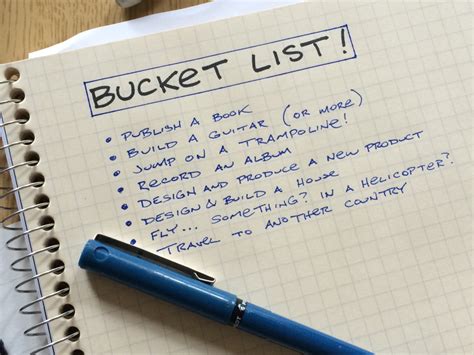 Your Money: Thinking outside of the bucket list